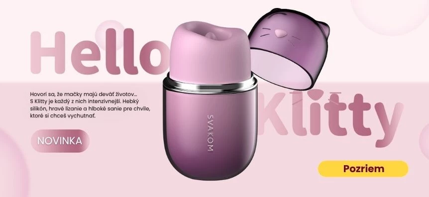 Svakom Klitty - lízací vibrátor (fialový) | Lovesexshop.sk sex shop