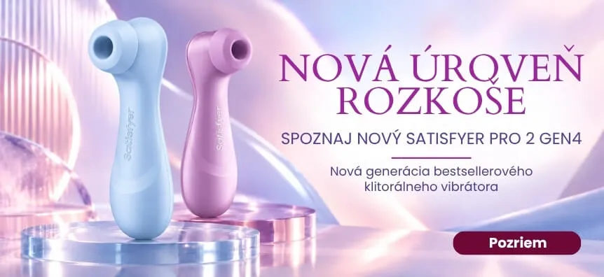 Modré a fialové stimulátory klitorisu Satisfyer Pro 2 Gen4, nová generácia bestselleru medzi klitorálnymi vibrátormi | Lovesexshop.sk sex shop