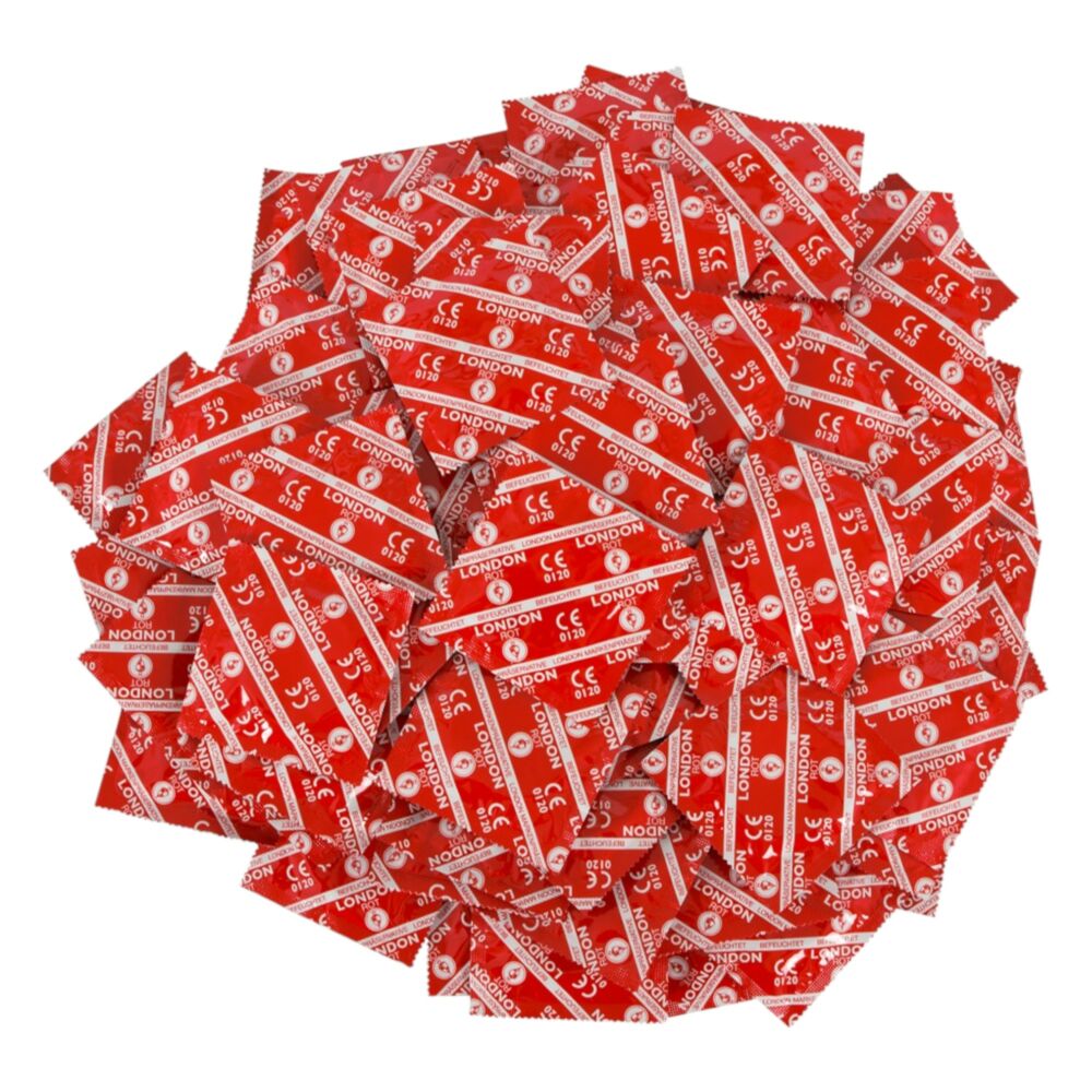 E-shop Durex London kondómy - jahodová príchuť (100 ks)