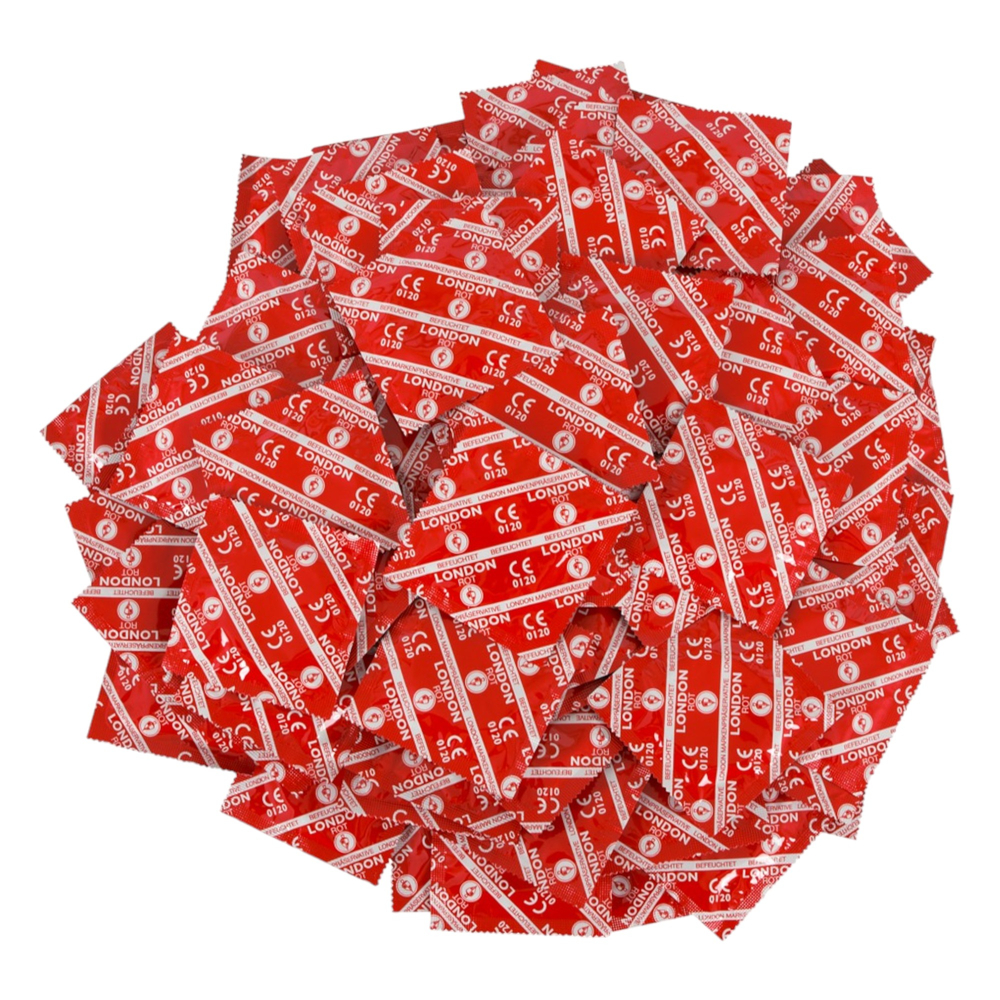 E-shop Durex London kondómy - jahodová príchuť (100 ks)