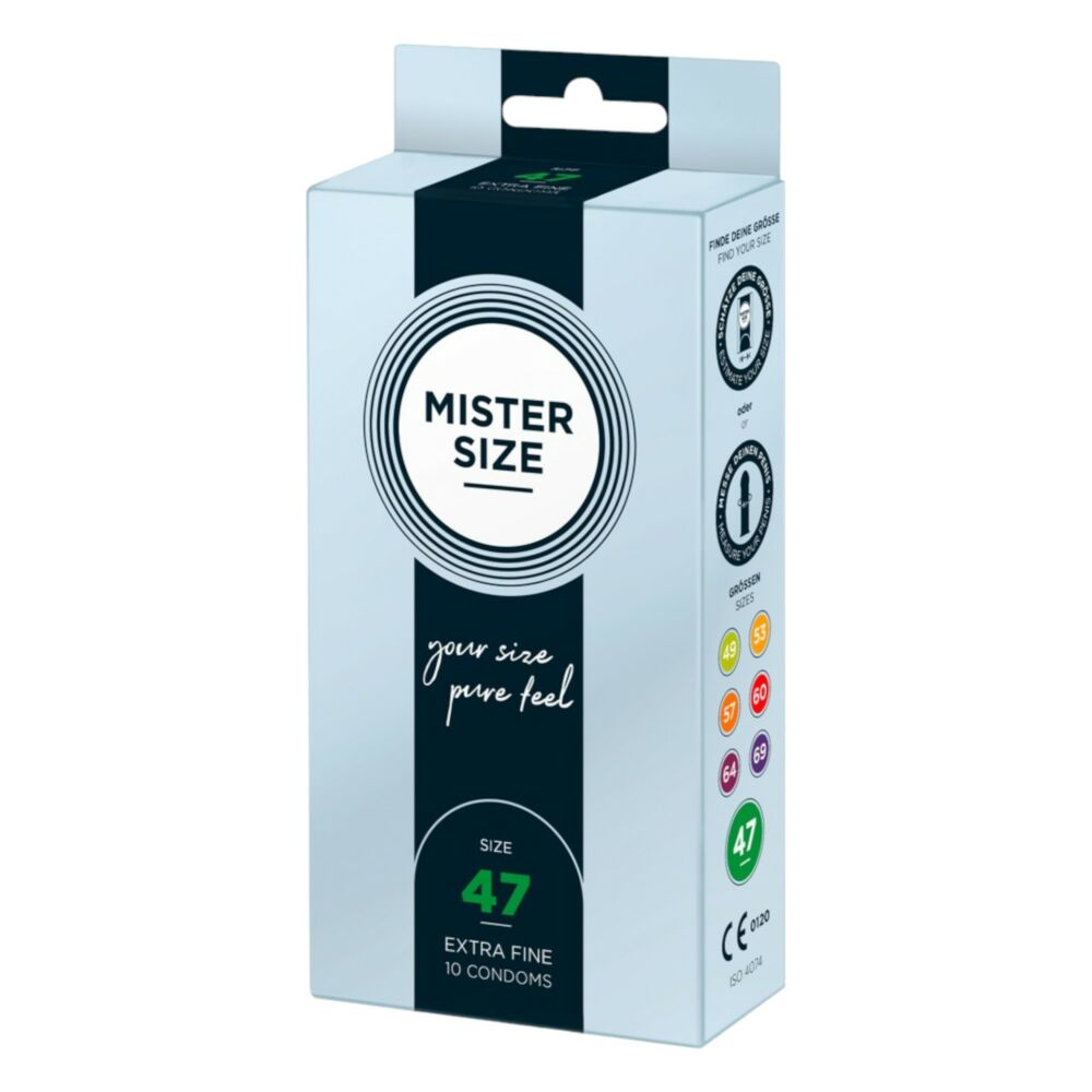 E-shop Mister Size tenký kondóm - 47mm (10ks)