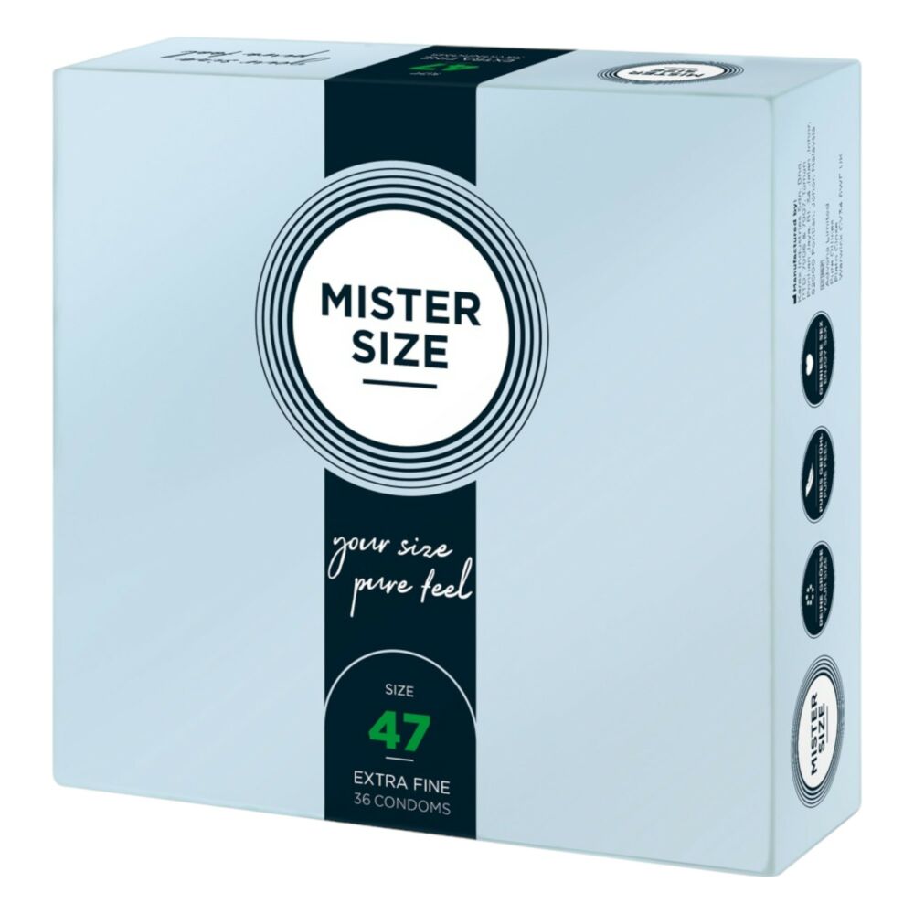 E-shop Mister Size tenký kondóm - 47mm (36ks)