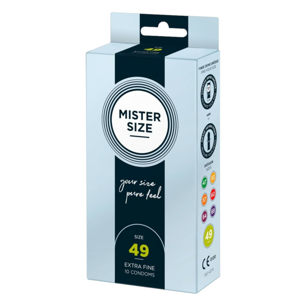 E-shop Mister Size tenký kondóm - 49mm (10ks)