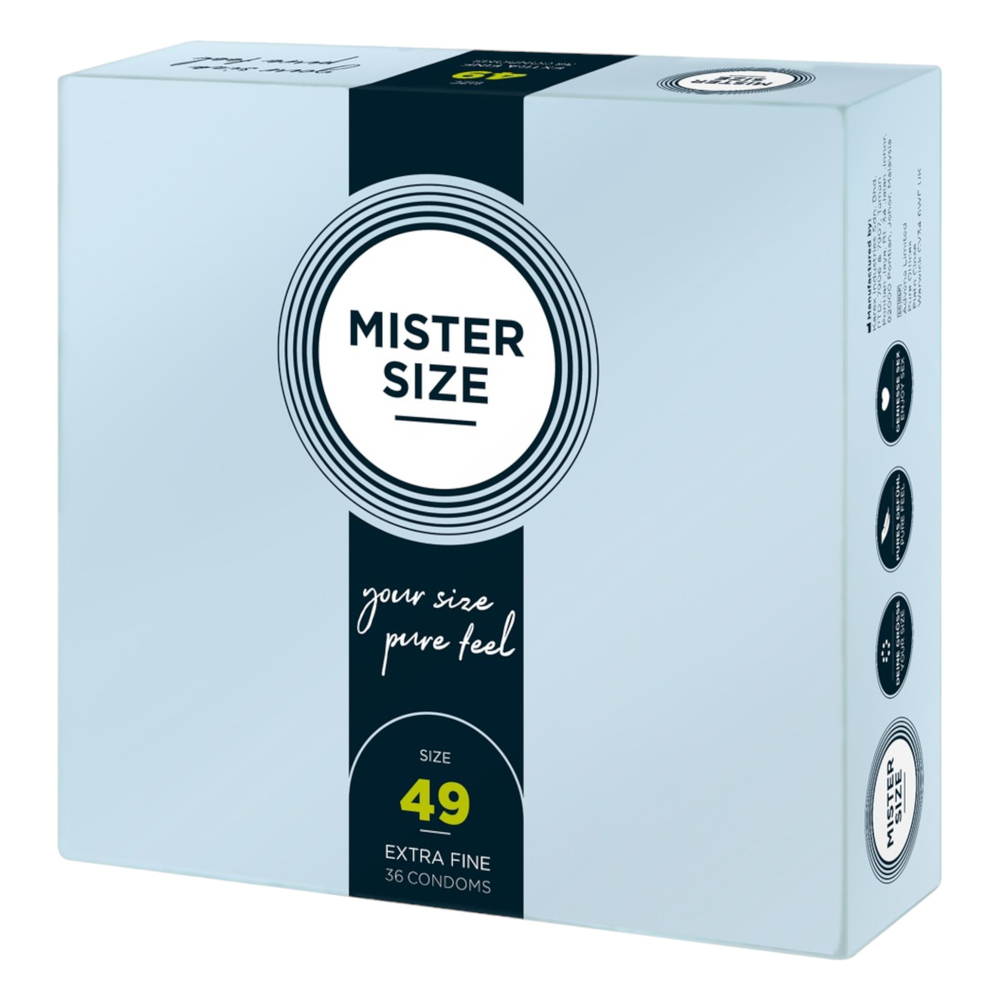 E-shop Mister Size tenký kondóm - 49mm (36ks)