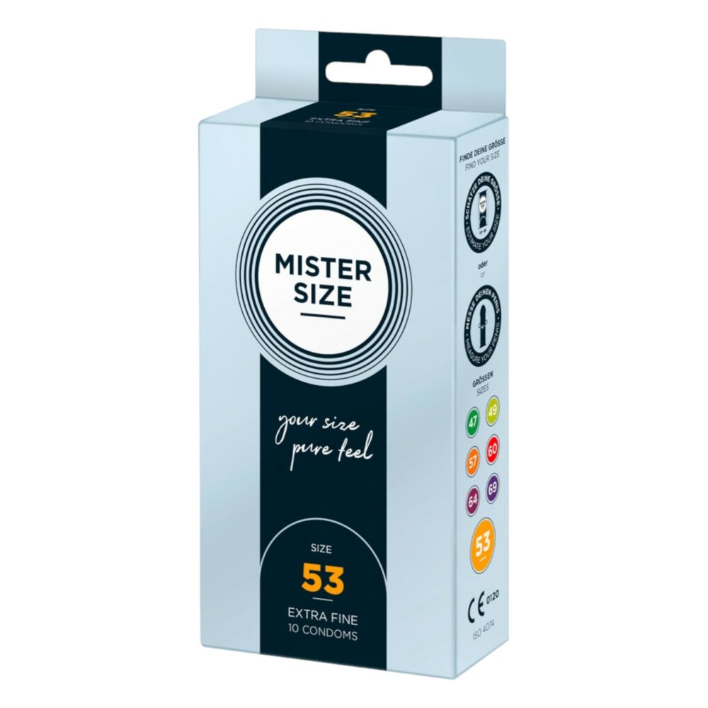 E-shop Mister Size tenký kondóm - 53mm (10ks)