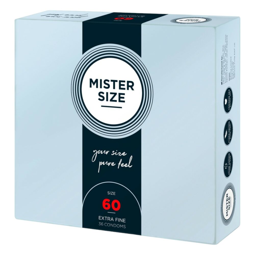 E-shop Mister Size tenký kondóm - 60mm (36ks)