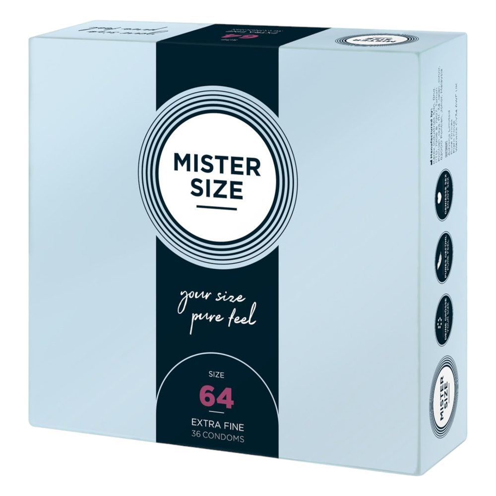 E-shop Mister Size tenký kondóm - 64mm (36ks)