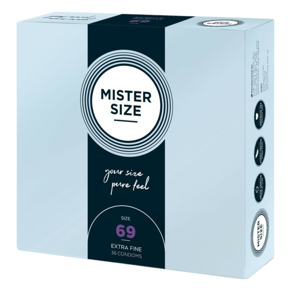 E-shop Tenké kondómy Mister Size - 69 mm (36 ks)
