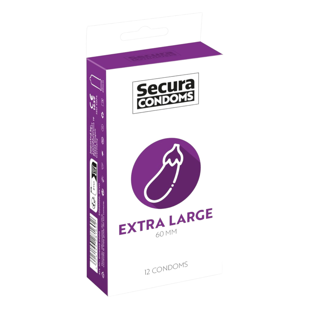 E-shop Secura Padlijanan - extra veľký kondóm - 60mm (12ks)