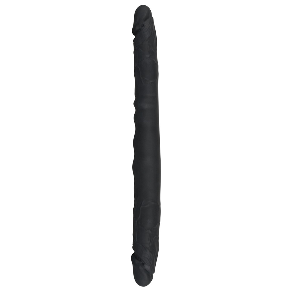 E-shop Bad Kitty - obojstranné silikónové dildo (čierne)