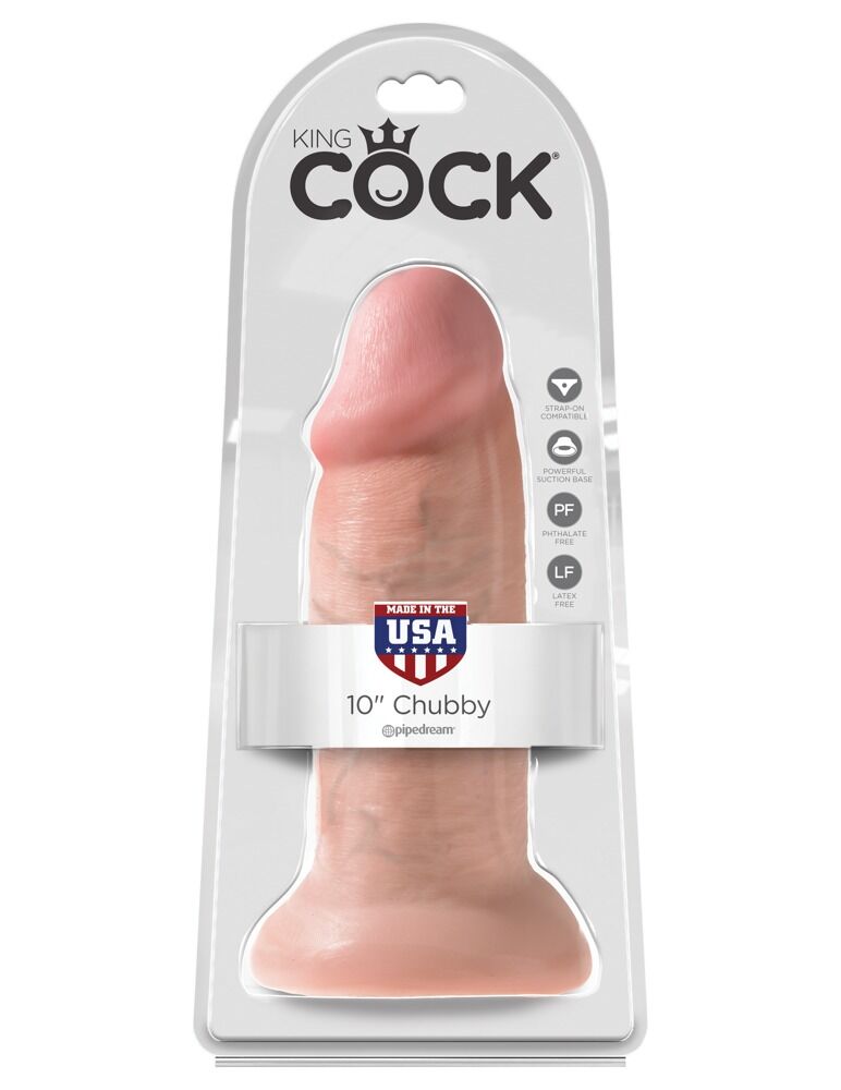 E-shop King Cock 10 dildo (25 cm) - prírodné