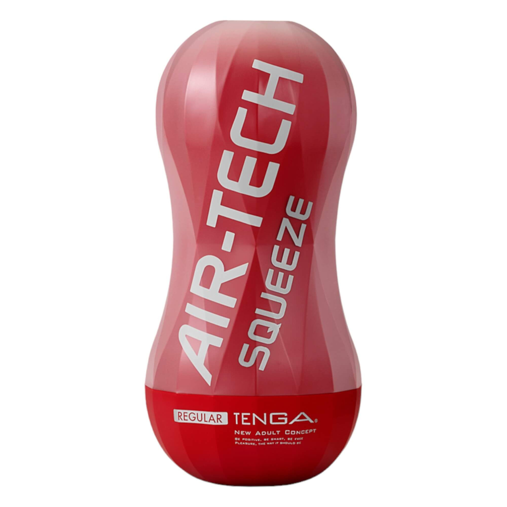 E-shop TENGA Air-Tech Squeeze Regular - sací masturbátor (červený)