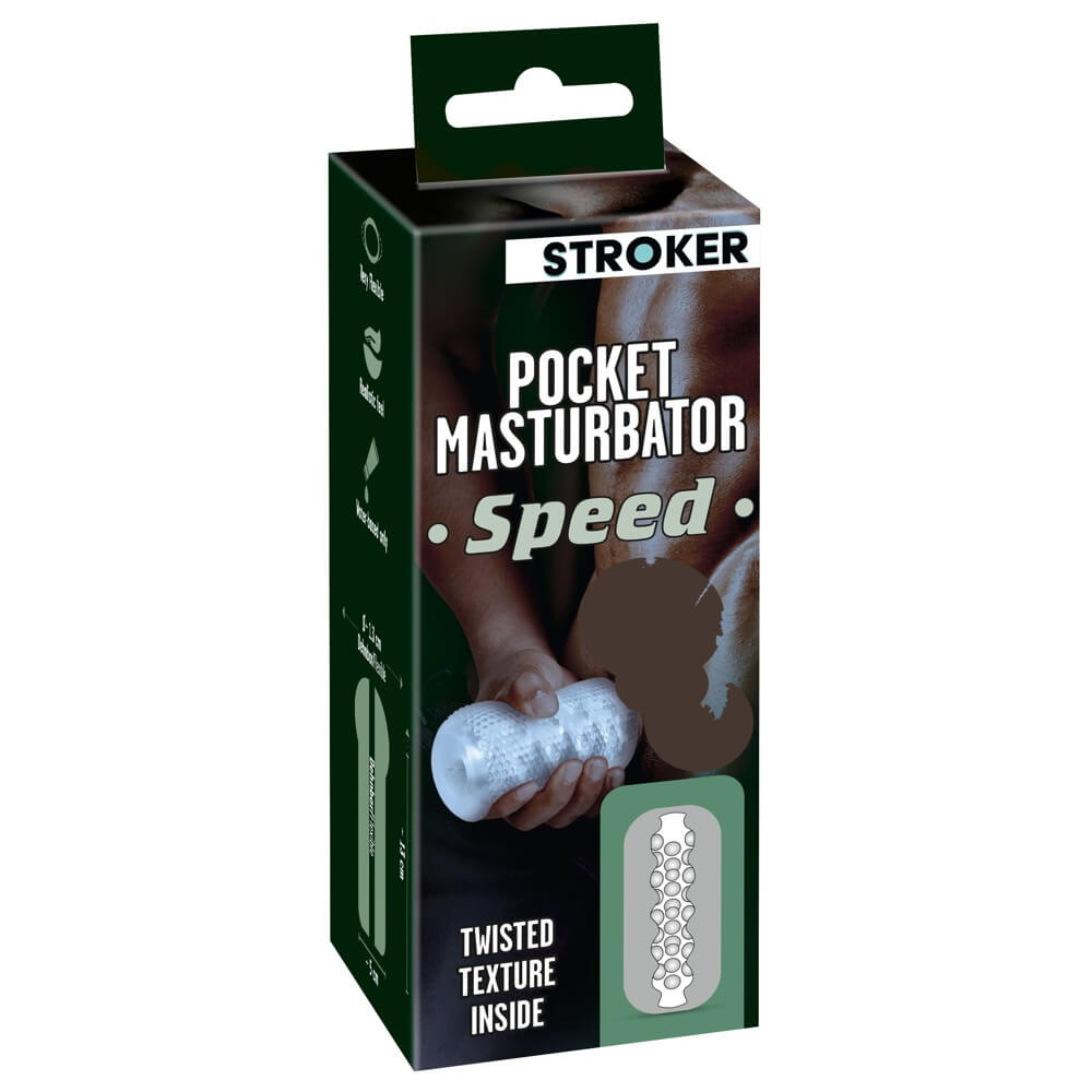 E-shop STROKER Speed - falošný masturbátor (priesvitný)