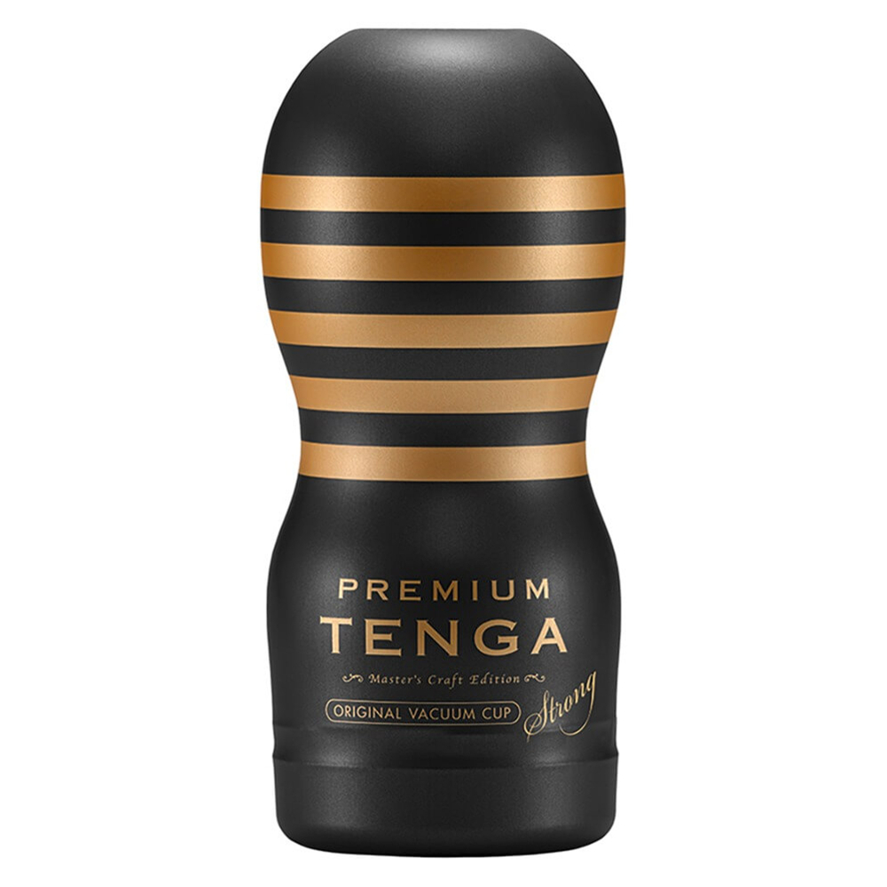 E-shop TENGA Premium Strong - jednorazový masturbátor (čierny)