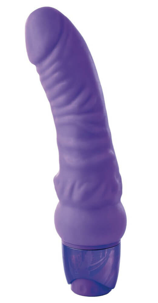 E-shop Classix Mr. Right - silikónový vibrátor na penis pre začiatočníkov (fialový)