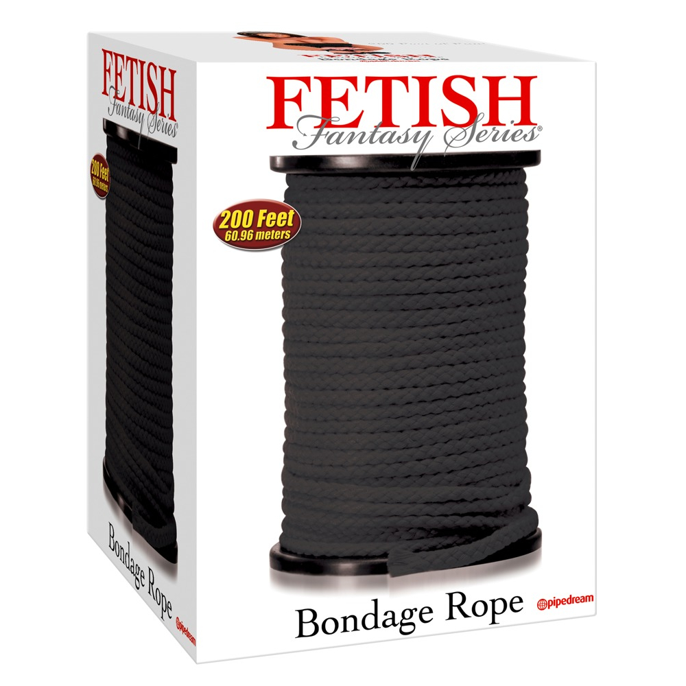 E-shop Fetish Bondage Rope - 60 m (čierny)
