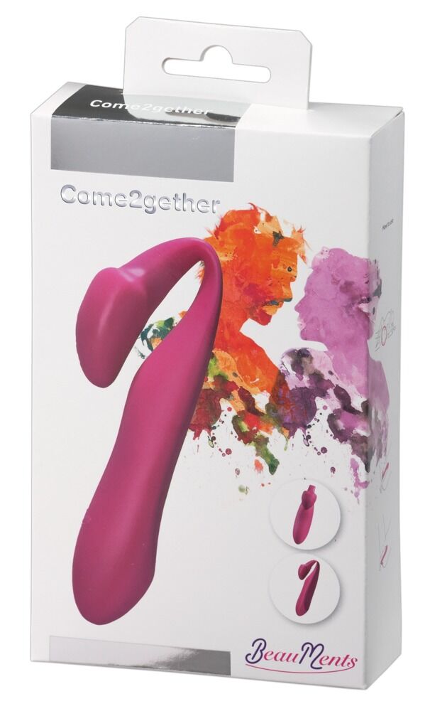 E-shop BeauMents Come2gether - dobíjací, vodotesný vibrátor (ružový)