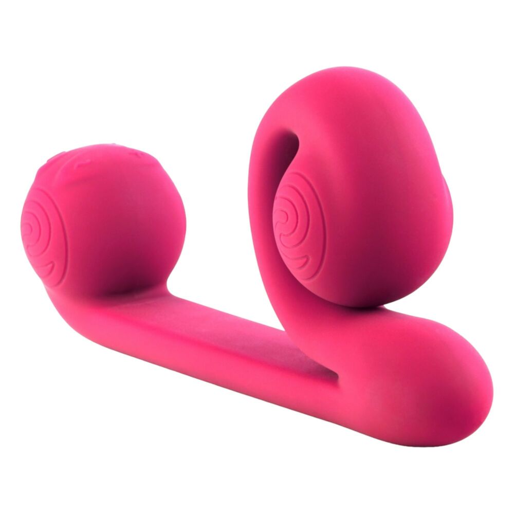 E-shop Snail Vibe Duo - dobíjací stimulačný vibrátor 3v1 (ružový)