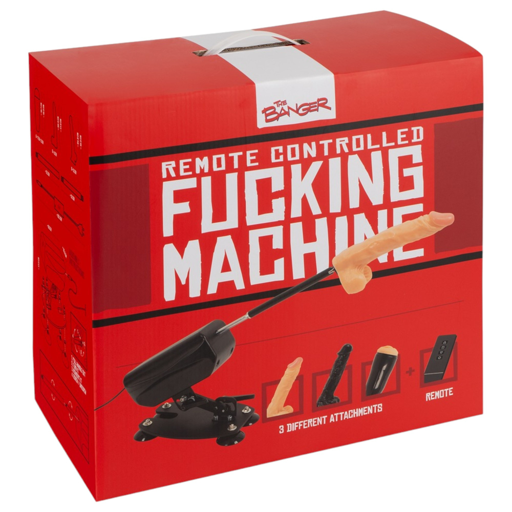 E-shop The Banger Fucking Machine - sexuálny stroj s 2 vibrátormi a umelou kundičkou
