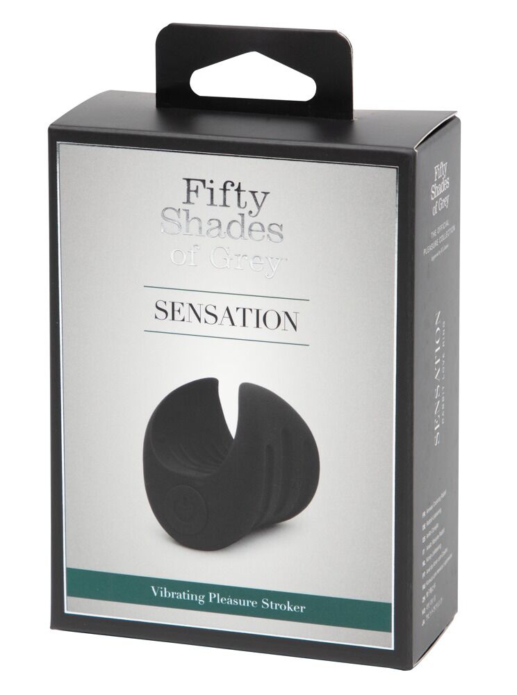 E-shop Fifty Shades of Grey - Sensation bezdrôtový vibrátor so žaluďom (čierny)