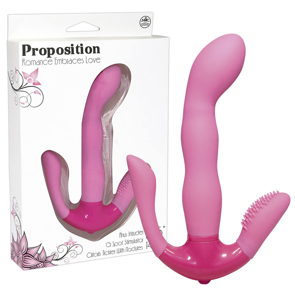 E-shop NMC Proposition - vibrátor s ramenami na klitoris a anus