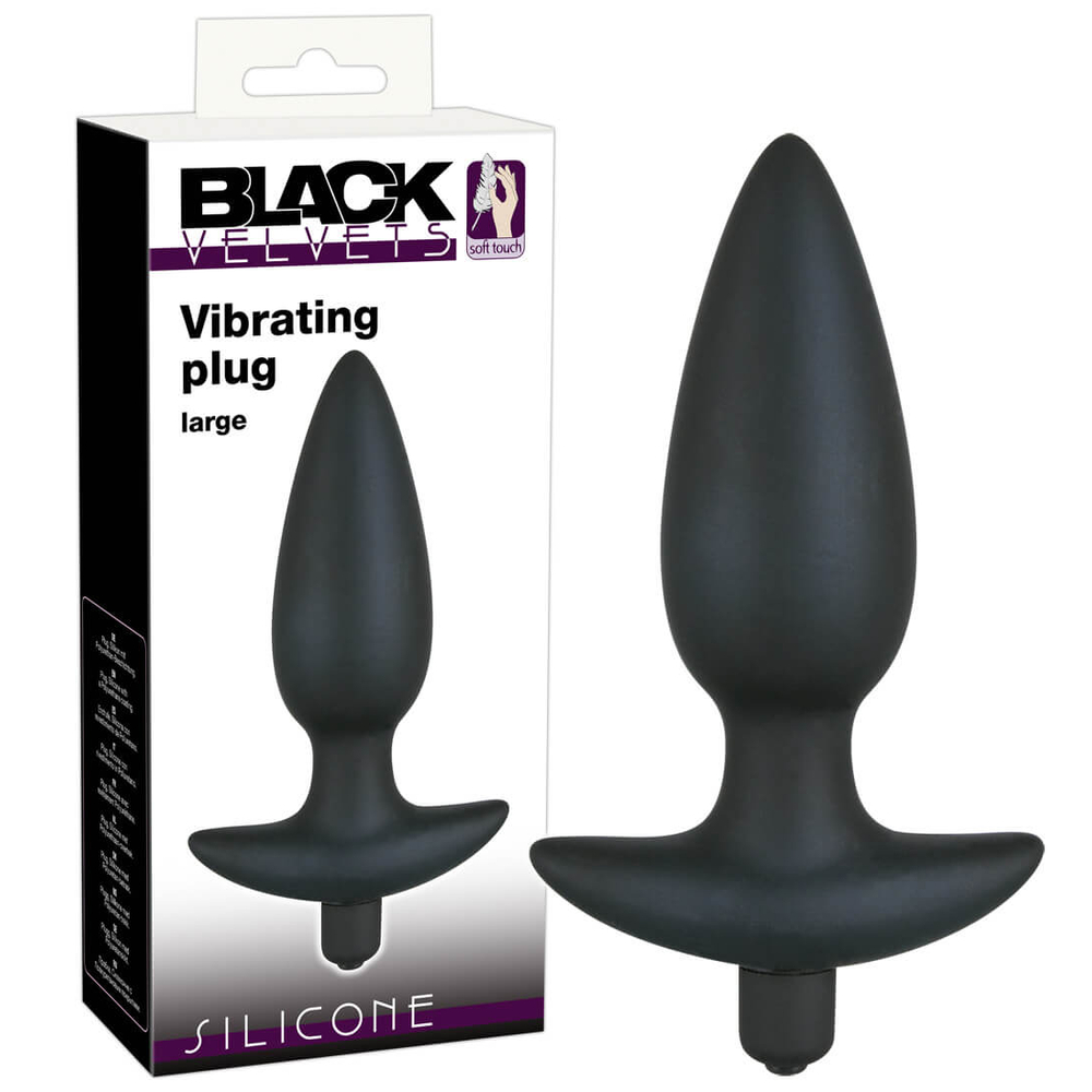 E-shop You2Toys Black Velvets Large - vibračný análny kolík