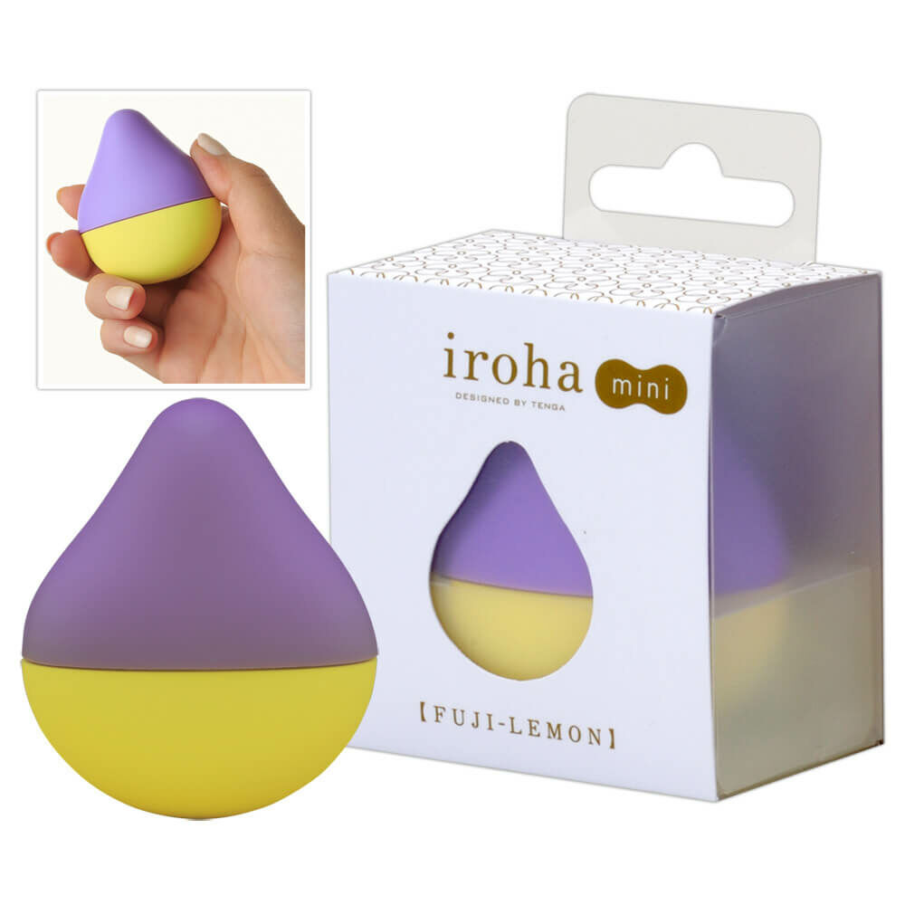 E-shop TENGA Iroha mini - mini vibrátor na klitoris (fialovo-žltý)