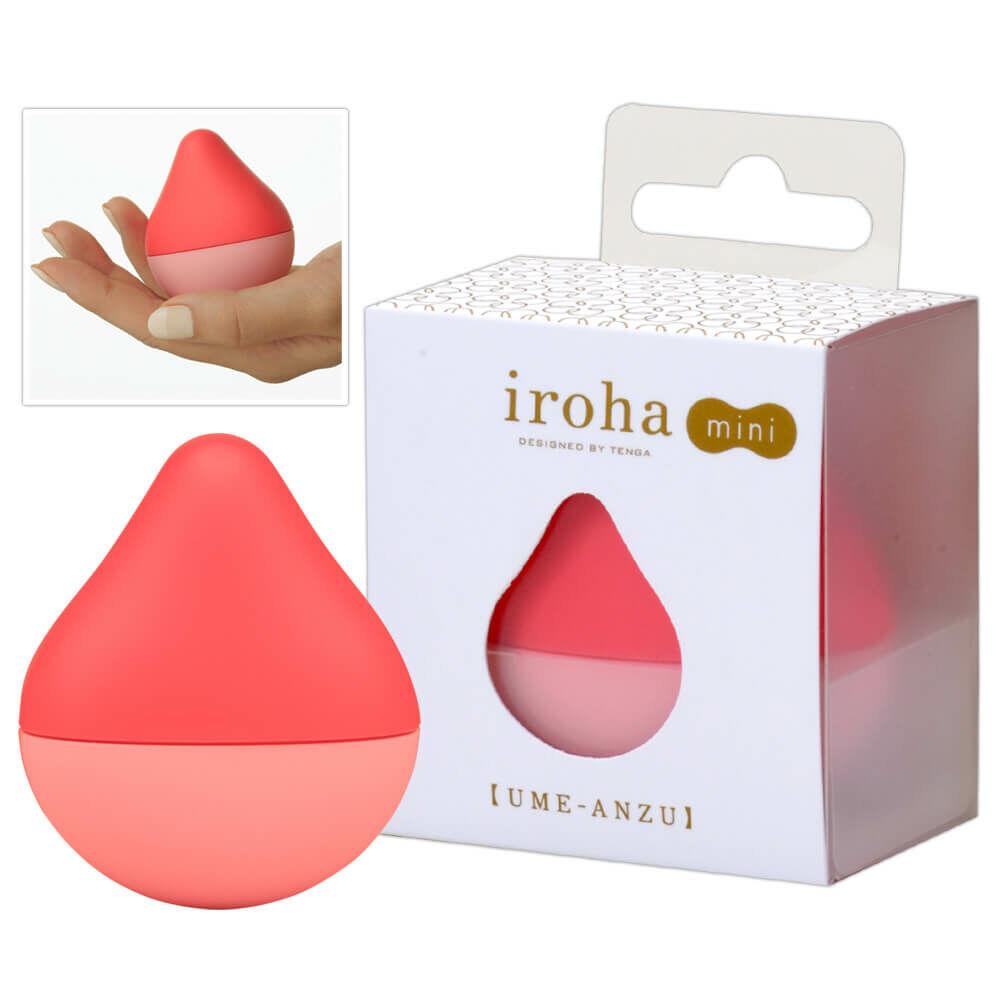 E-shop TENGA Iroha Mini - mini vibrátor na stimuláciu klitorisu (koralovo-broskyňový)
