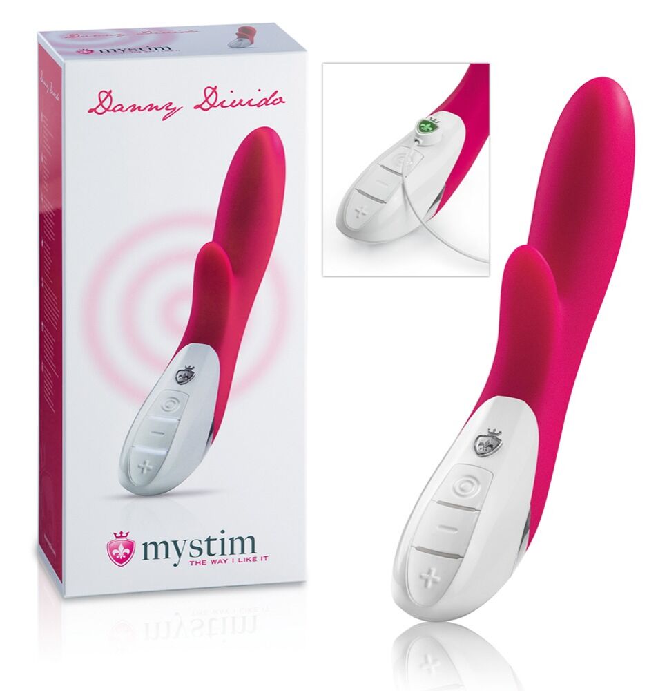 E-shop mystim Danny Divido - vibrátor so stimulátorom klitorisu (ružový)