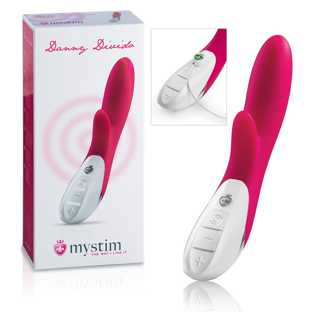 E-shop mystim Danny Divido - vibrátor so stimulátorom klitorisu (ružový)