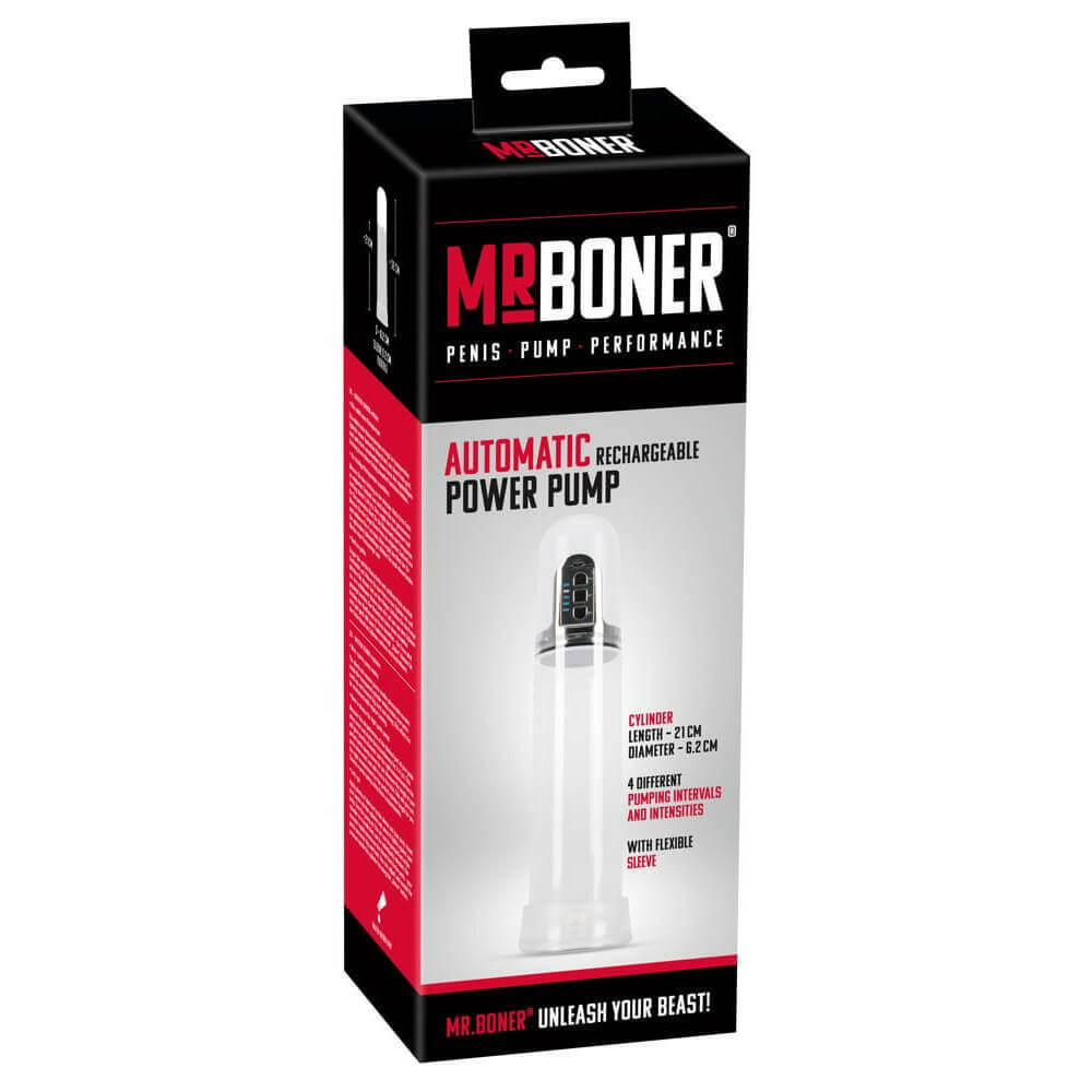 E-shop Mister Boner Automatic - nabíjacia pumpa na penis