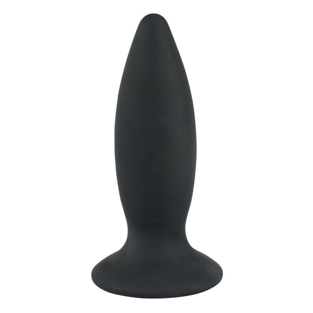 E-shop Black Velvet S - nabíjací análny vibrátor pre začiatočníkov - malý (čierny)