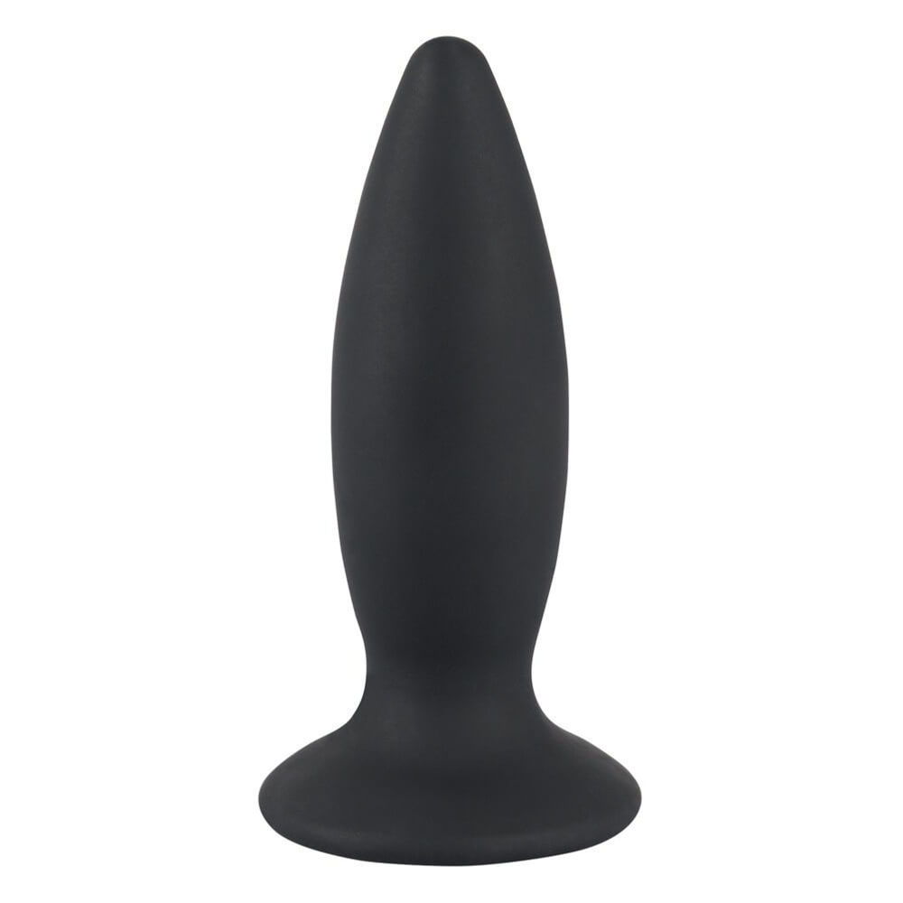 E-shop Black Velvet M - nabíjací análny vibrátor pre stredne pokročilých (čierny)