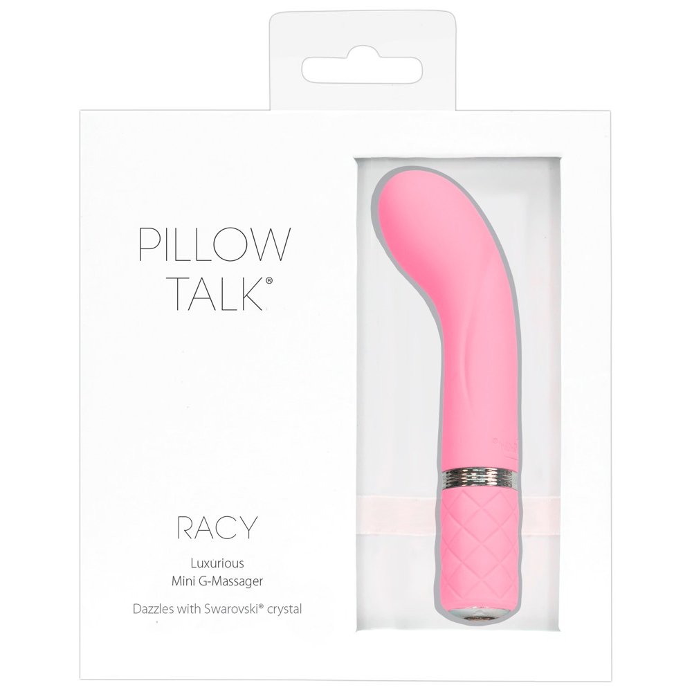 E-shop Pillow Talk Racy - dobíjací vibrátor s úzkym bodom G (ružový)