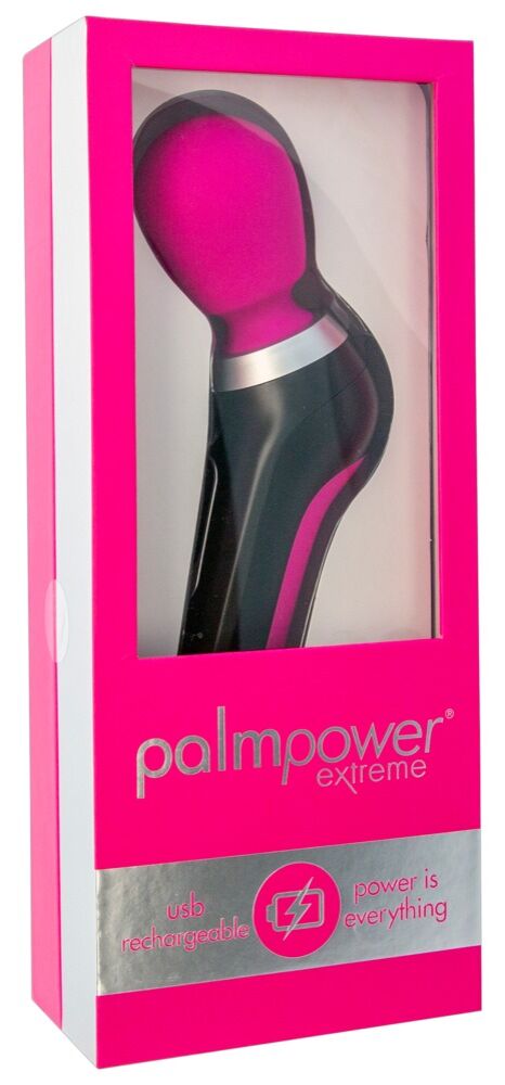 E-shop PalmPower Extreme Wand - dobíjací masážny vibrátor (ružovo-čierny)