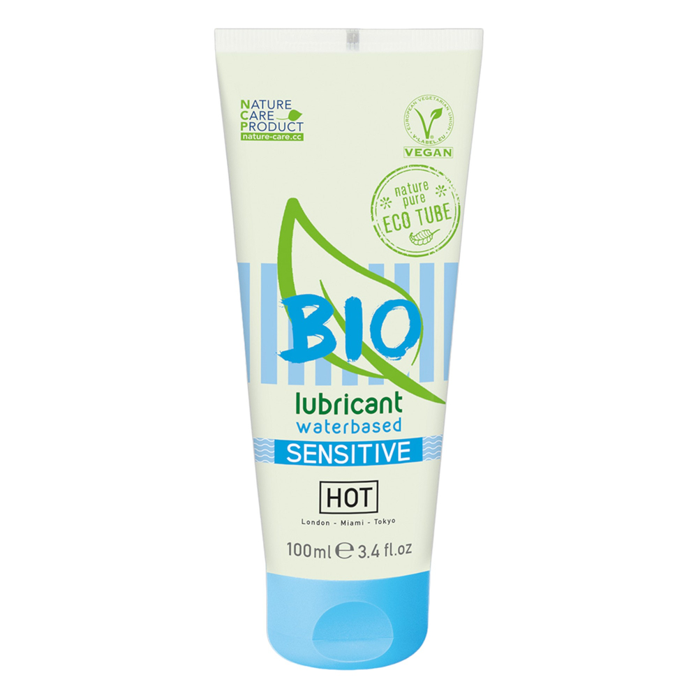 E-shop HOT Bio Sensitive - vegánsky lubrikant na báze vody (100ml)