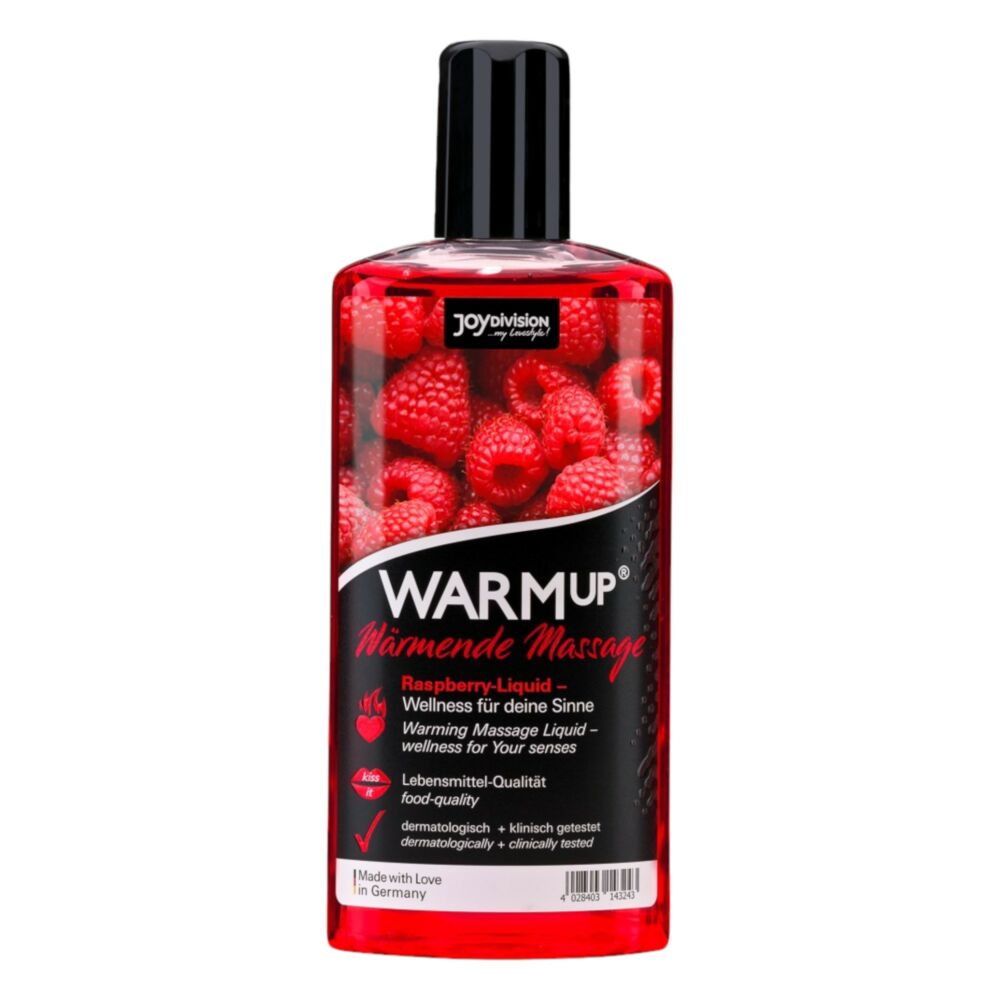 E-shop JoyDivision Warm Up Rasberry - hrejivý masážný olej malinový (150ml)