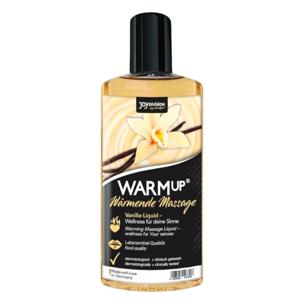 E-shop Joydivision Warm Up - masážny olej s hrejivým účinkom - vanilka (150 ml)