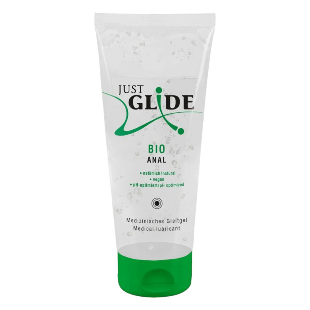 E-shop Just Glide Bio ANAL - vegánsky lubrikant na báze vody (200ml)