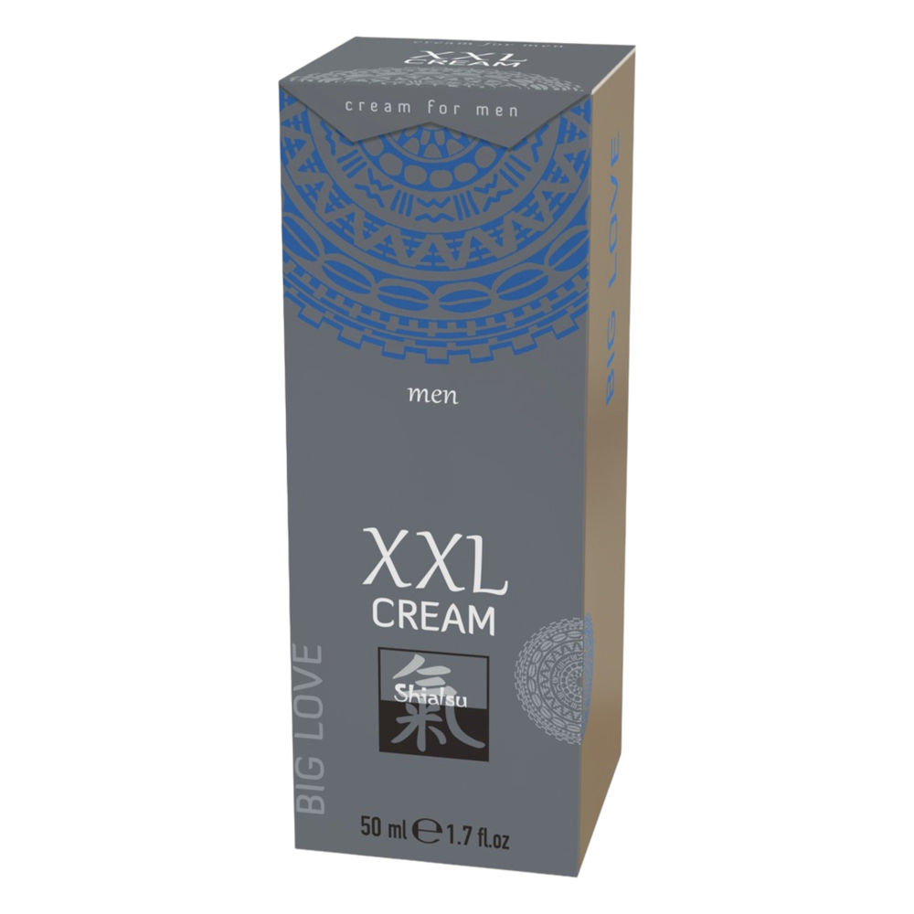 E-shop HOT Shiatsu XXL - hrejivý, stimulujúci intímny krém pre mužov (50 ml)