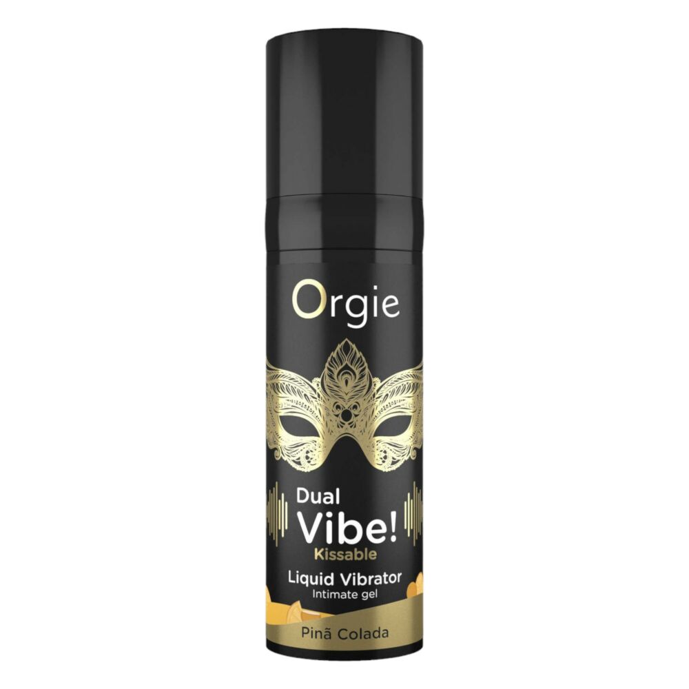 E-shop Orgie Dual Vibe! - tekutý vibrátor - Pinã Colada (15 ml)