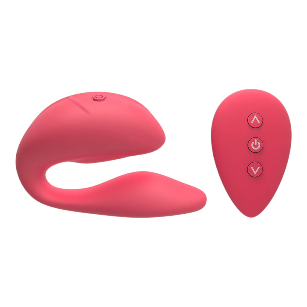 E-shop Cotoxo Cupid 2 - dobíjací vibrátor na diaľkové ovládanie (červený)