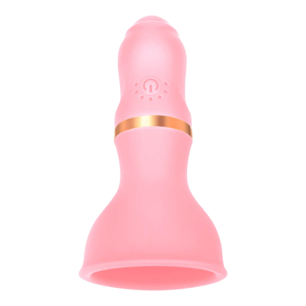 E-shop Sunfo - dobíjací vibračný stimulátor bradaviek (ružový)