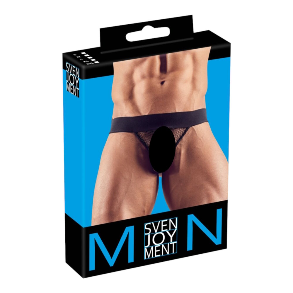 E-shop Minimálne pančuchové spodky pre mužov (čierne)