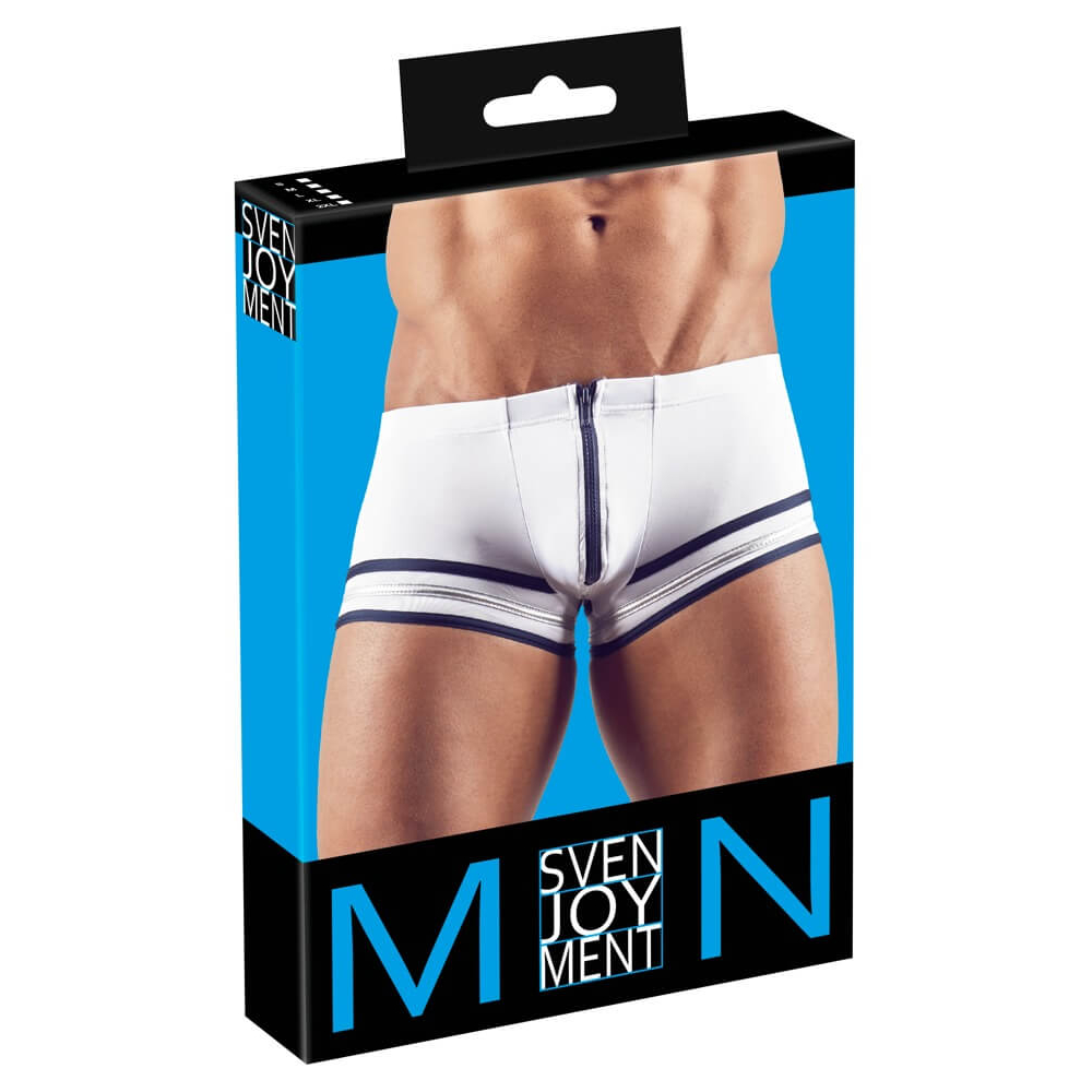 E-shop Svenjoyment - námornícke pánske boxerky (biele)