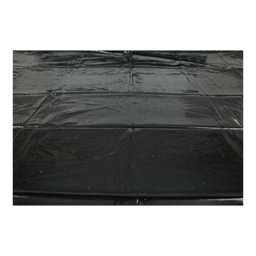 E-shop Lesklá pogumovaná plachta - čierna (160 x 200cm)