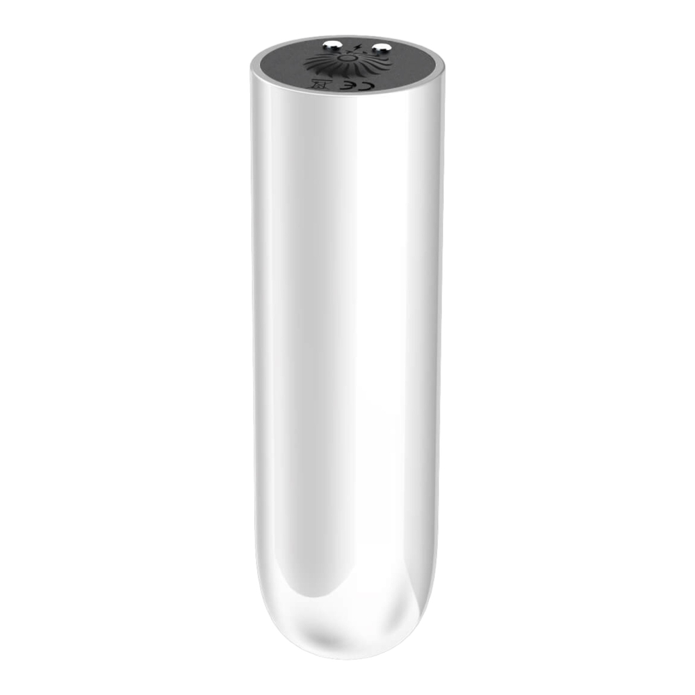 E-shop Funny Me Mini Bullet - dobíjací, vodotesný mini vibrátor (biely)
