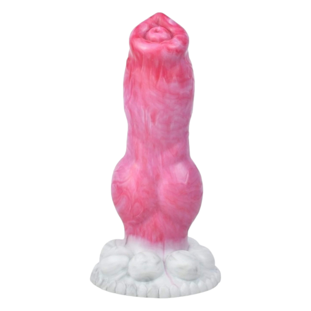 E-shop Animalorny Buldog - psí penis dildo - 17 cm (ružový)