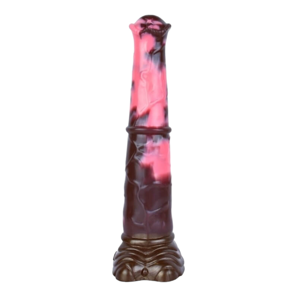 Bad Horse - Silicone Horse Tool Dildo - 24cm (Brown-Pink)