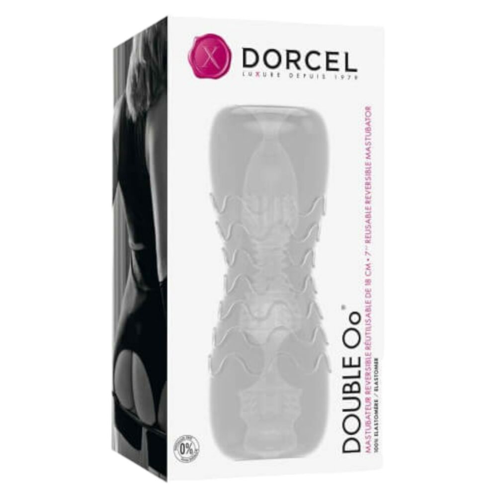 E-shop Dorcel Double Oo - masturbátor (priesvitný)